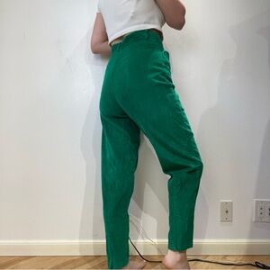 Vintage Green Corduroy Pants
